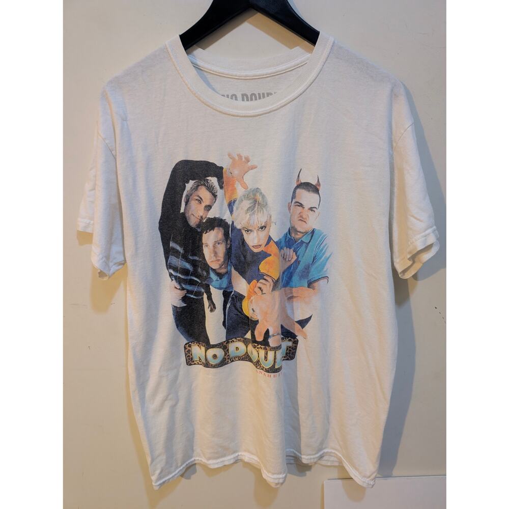 NO DOUBT Gwen Stefani Anaheim Band Retro Vintage 1990s Y2K OFFICIAL Shirt Sz L
